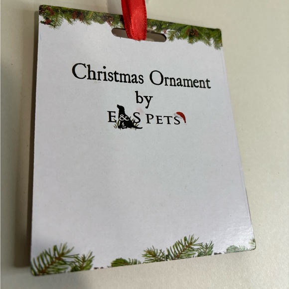 E&S Pets Goldendoodle Dog Ceramic Christmas Ornament - Picture 3 of 3